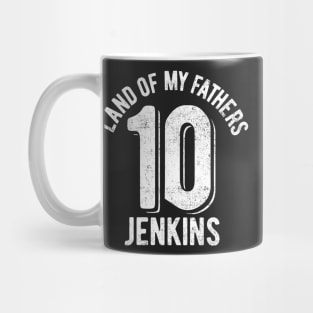 Land of my fathers vintage distressed - 10 Mug